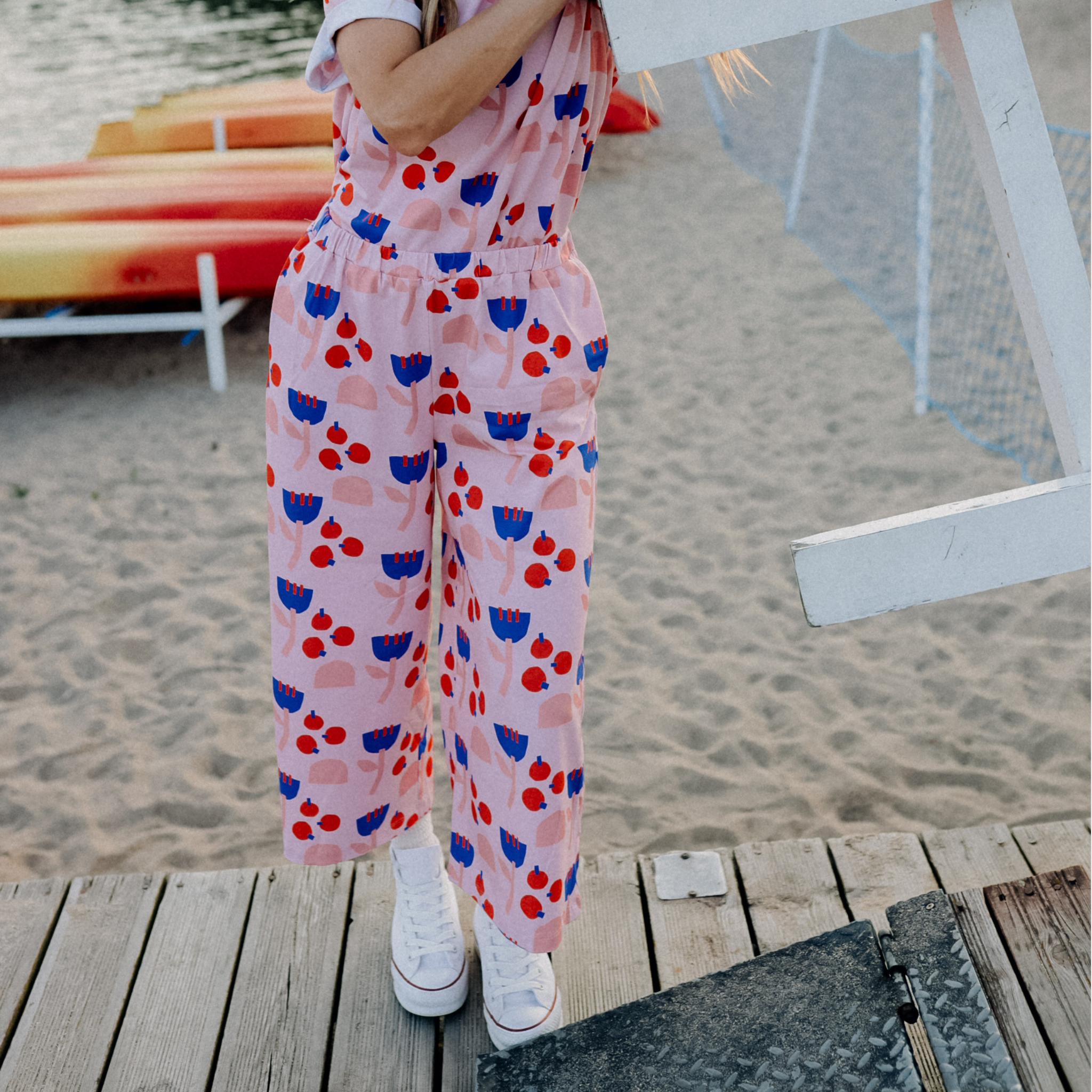 SKETCHY GARDEN - ERWACHSENEN 7/8 CULOTTE (LIEFERUNG CA. 14 TAGE)