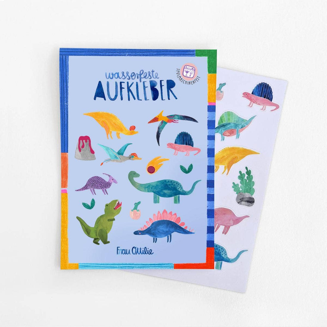 Spülmaschinenfeste Sticker DINOS