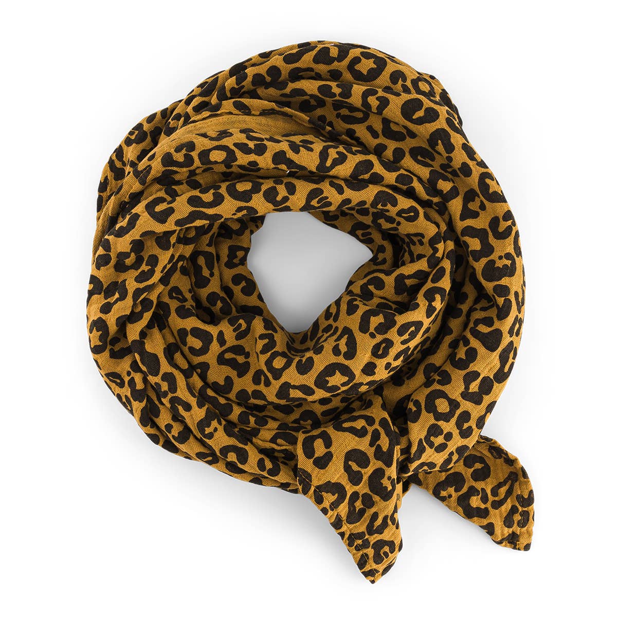 HALSTUCH - LEO + KARAMELL 110x110