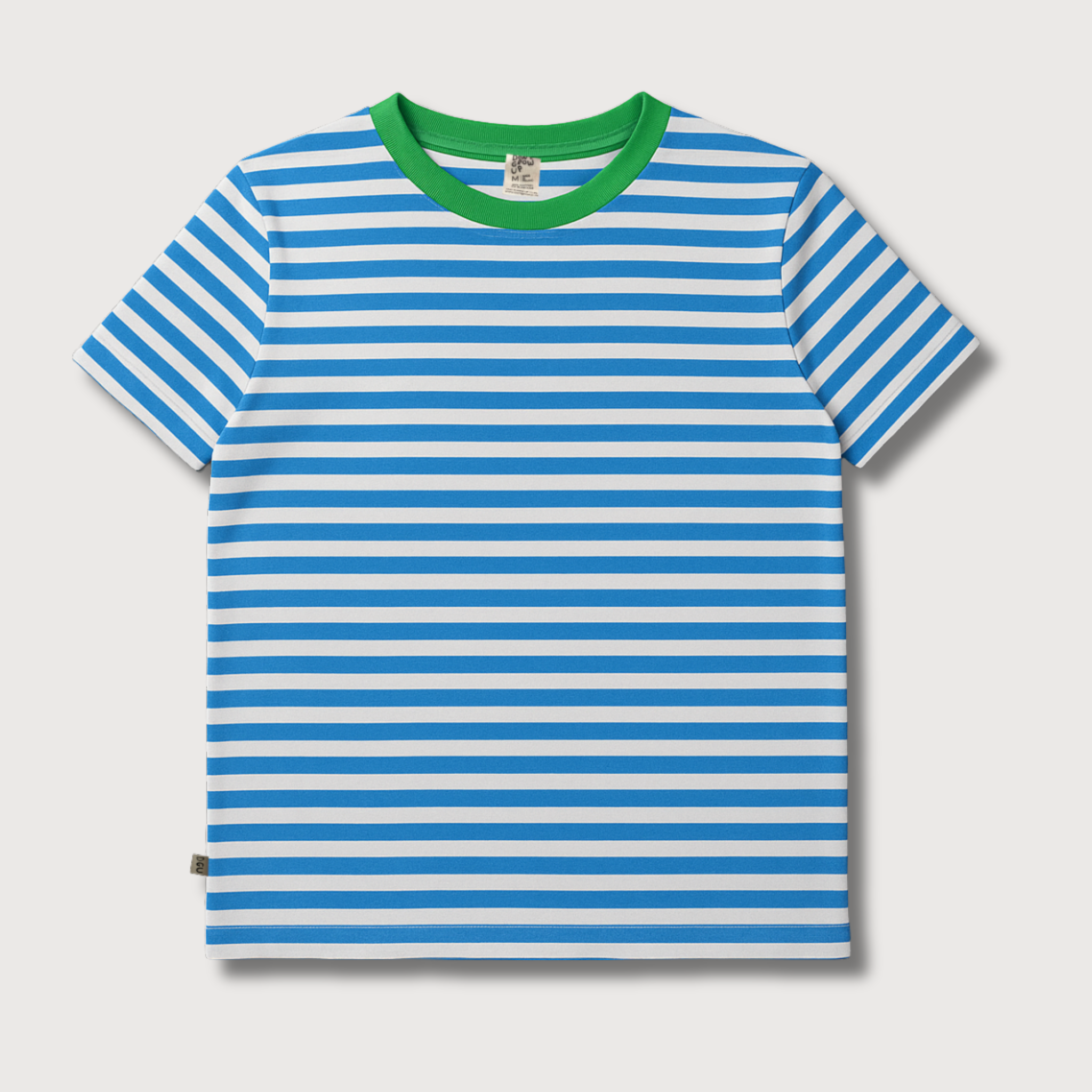 STREIFEN WEIß + BLAU - ERWACHSENEN T-SHIRT (ANFERTIGUNG CA. 14 TAGE)