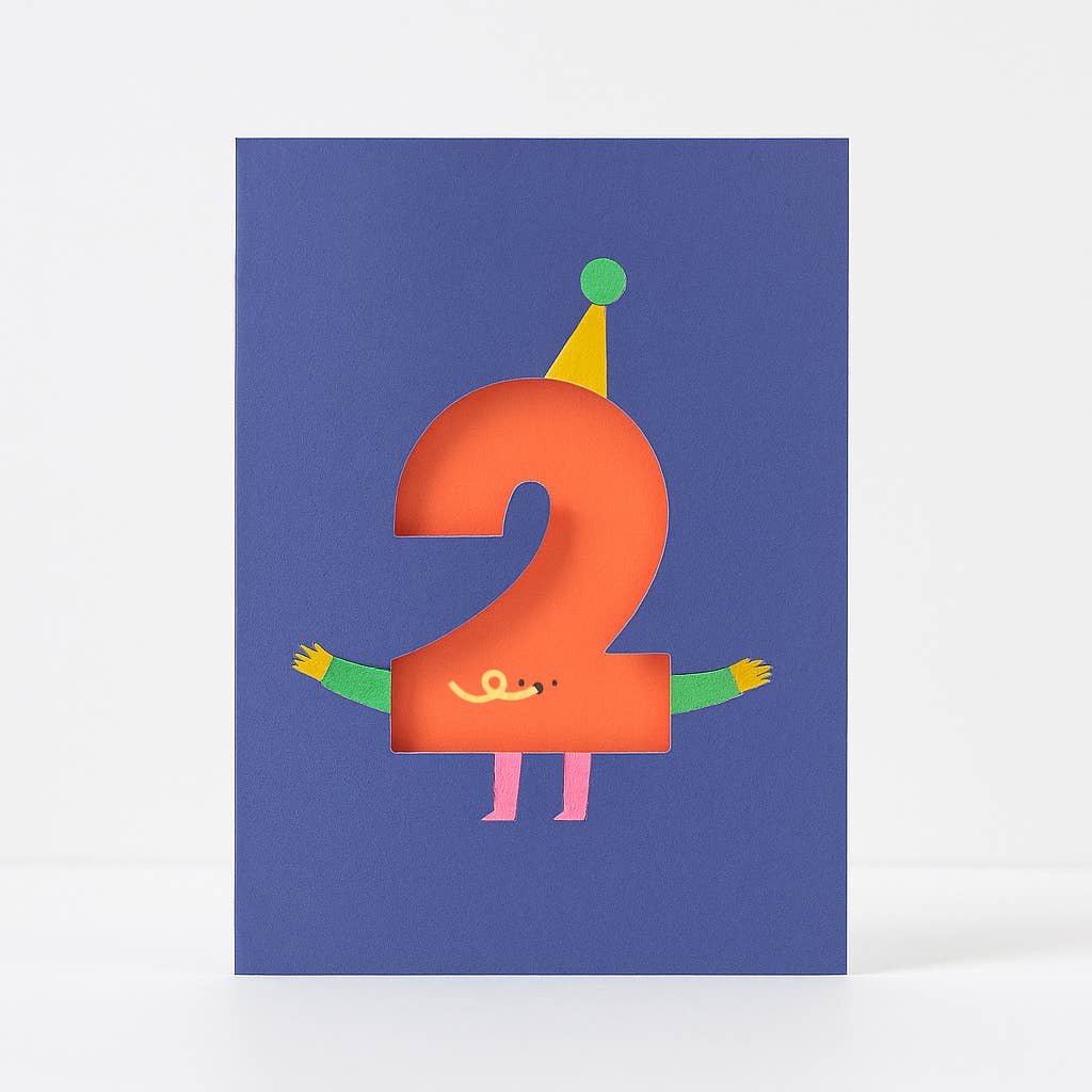 KARTE - ZWEITER GEBURTSTAG