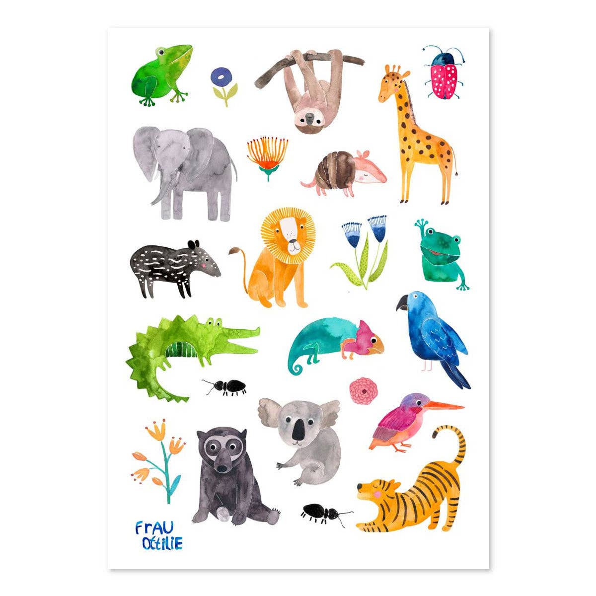 KINDERTATTOOS WILDE TIERE