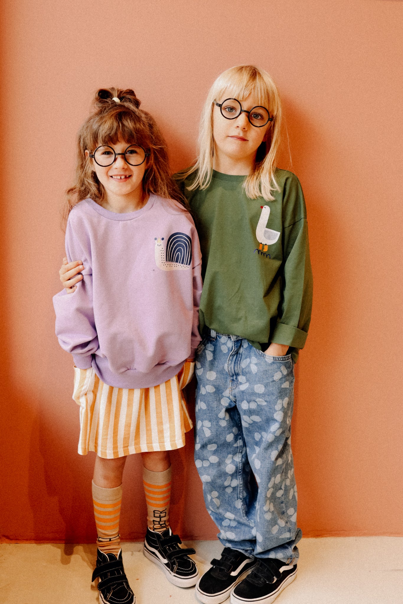 GANS AUF GRÜN OVERSIZED LONGSLEEVE ( LIEFERUNG CA. 14 TAGE)