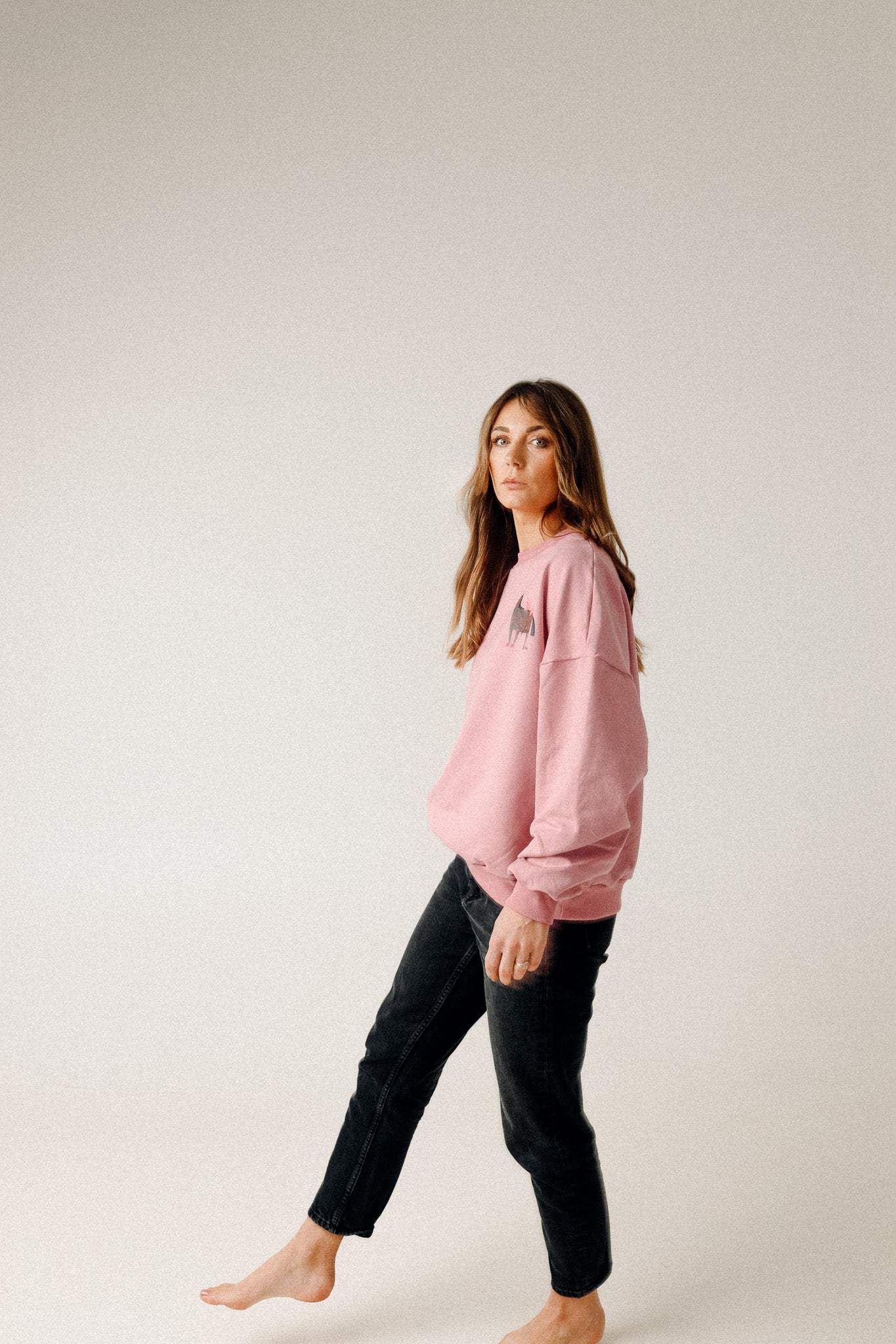 PRE ORDER - PFERD AUF ALTROSA - ERWACHSENEN SWEATSHIRT