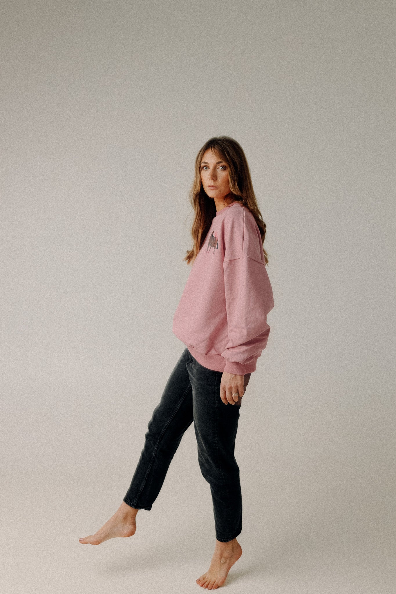 PRE ORDER - PFERD AUF ALTROSA - ERWACHSENEN SWEATSHIRT