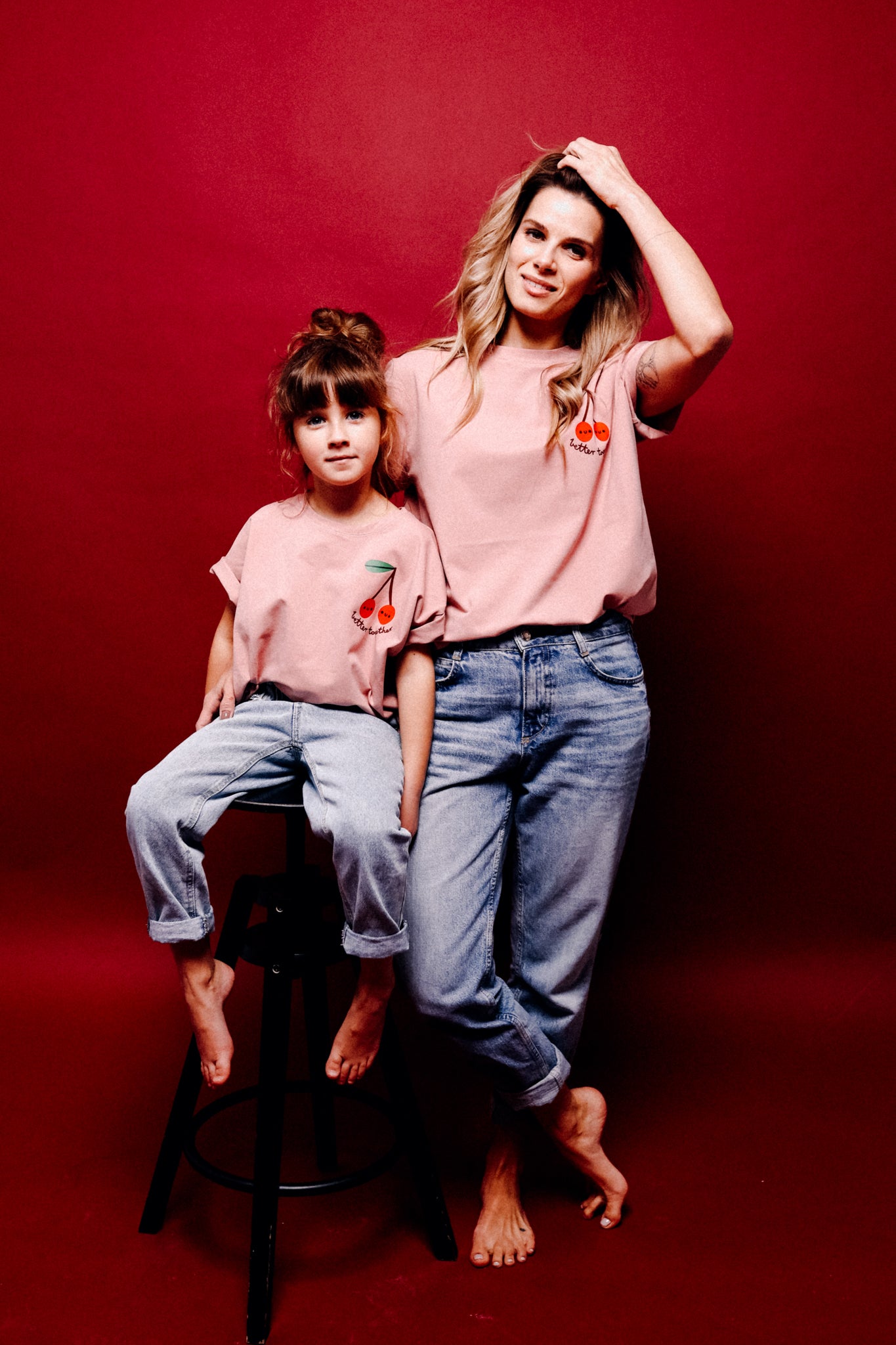 BETTER TOGETHER AUF BRIDAL ROSE KINDER OVERSIZE SHIRT (LIEFERUNG CA. 14 TAGE)