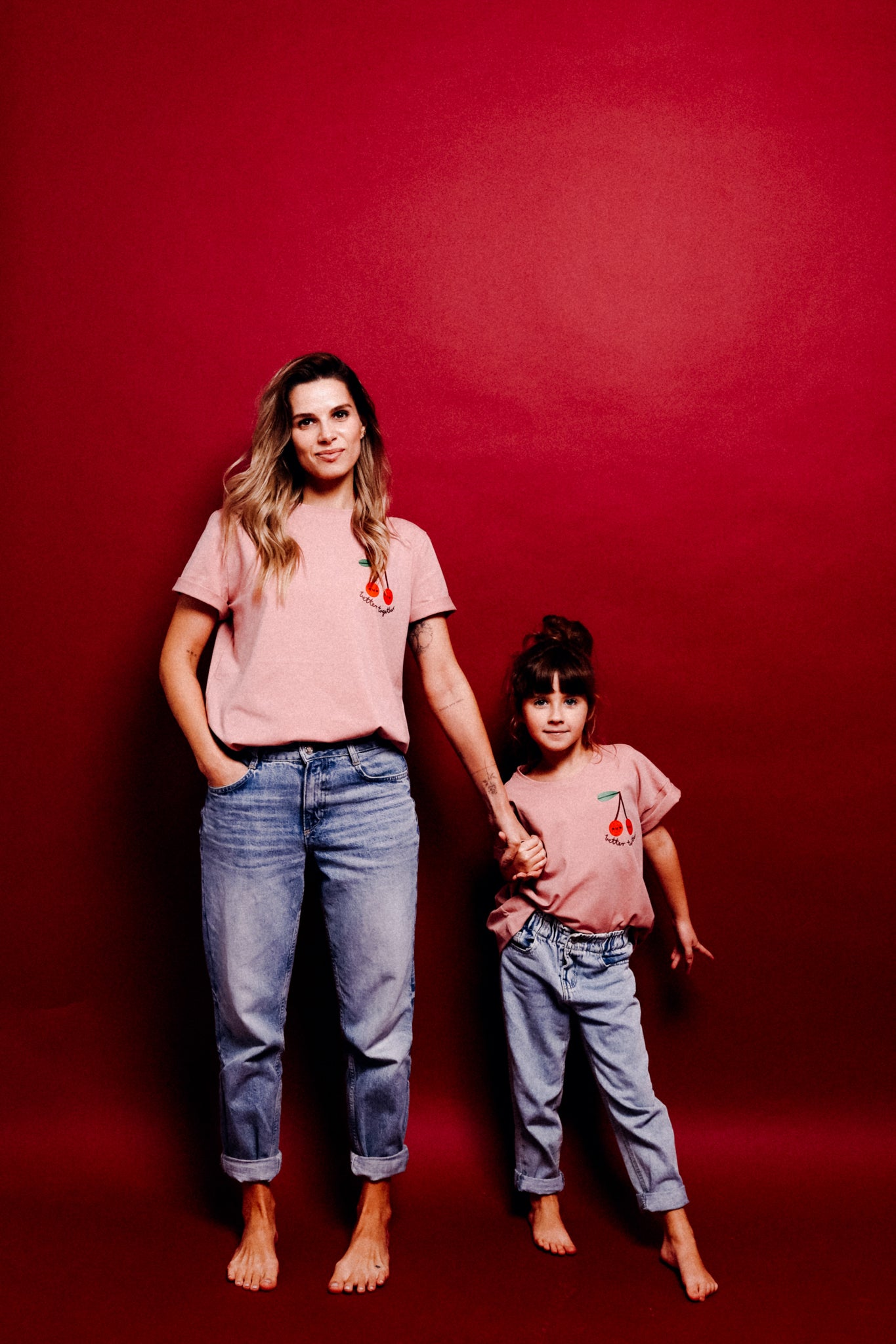BETTER TOGETHER AUF BRIDAL ROSE KINDER OVERSIZE SHIRT (LIEFERUNG CA. 14 TAGE)