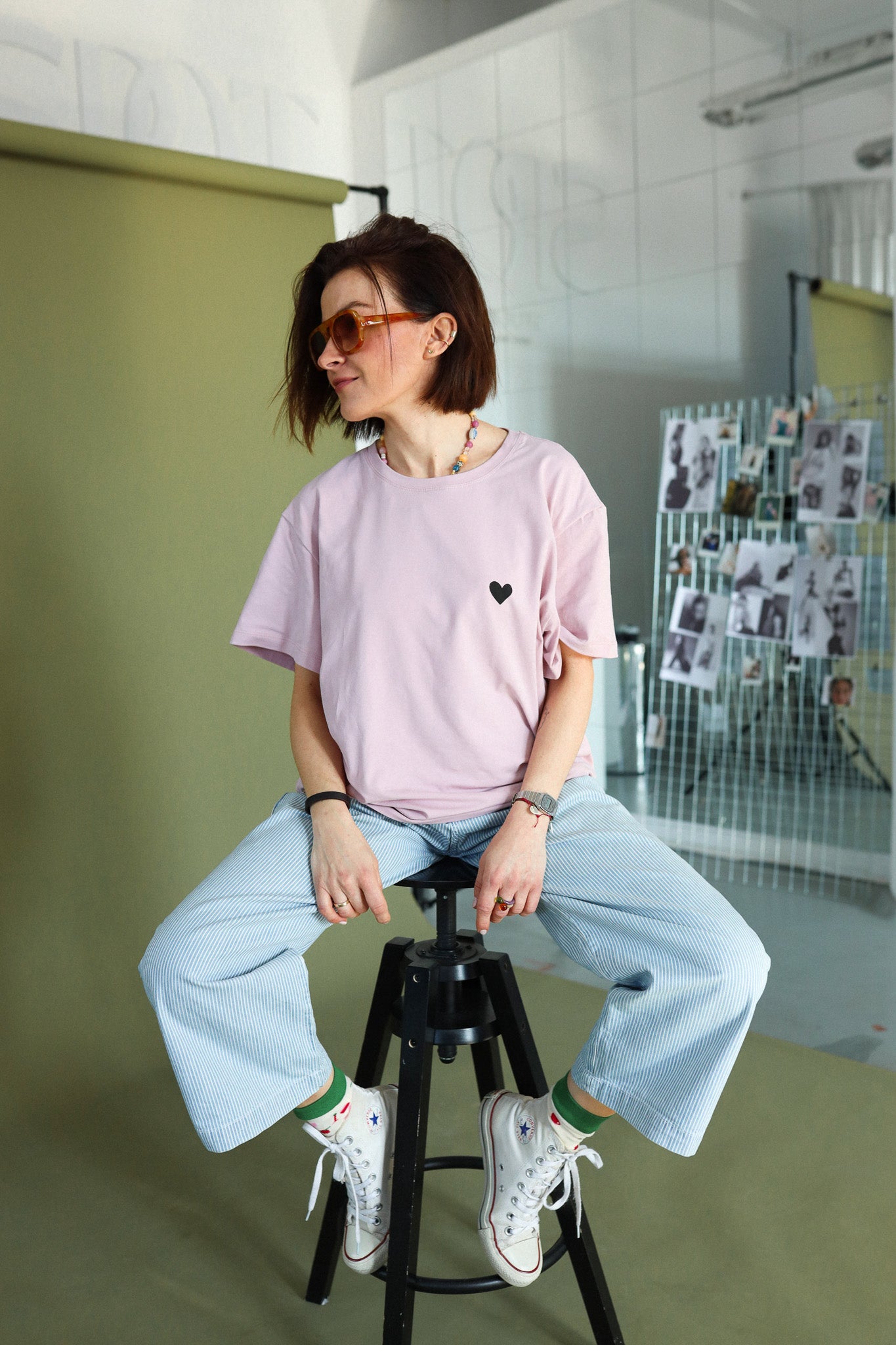 DOG LOVER - BOXY T-SHIRT - ROSA