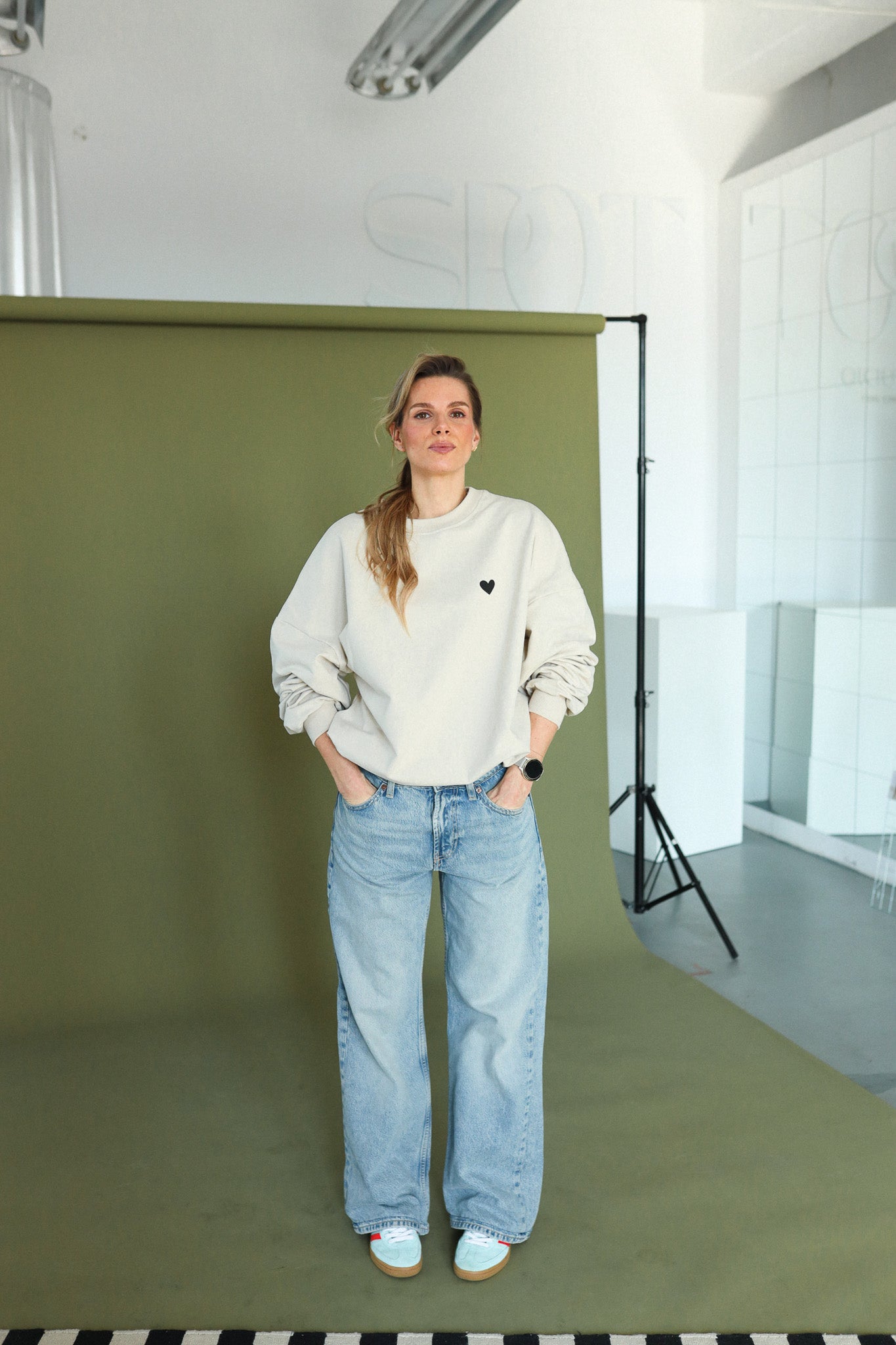 CAT LOVER - SWEATSHIRT -CREME