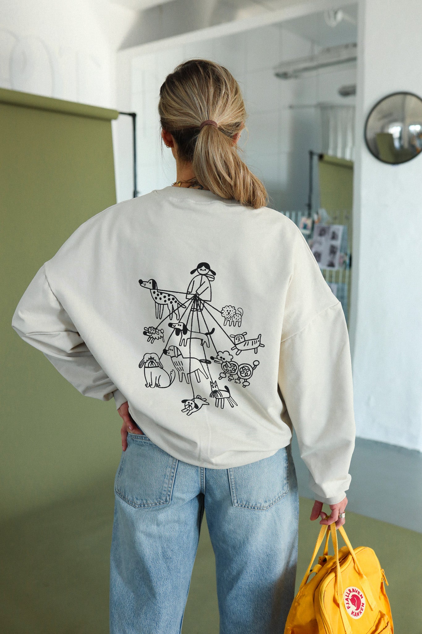 DOG LOVER - SWEATSHIRT - CREME