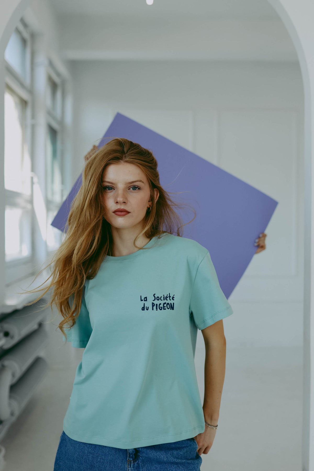 BRUST RAUS - BOXY T-SHIRT - Halfbird x DGU - ART Kollektion