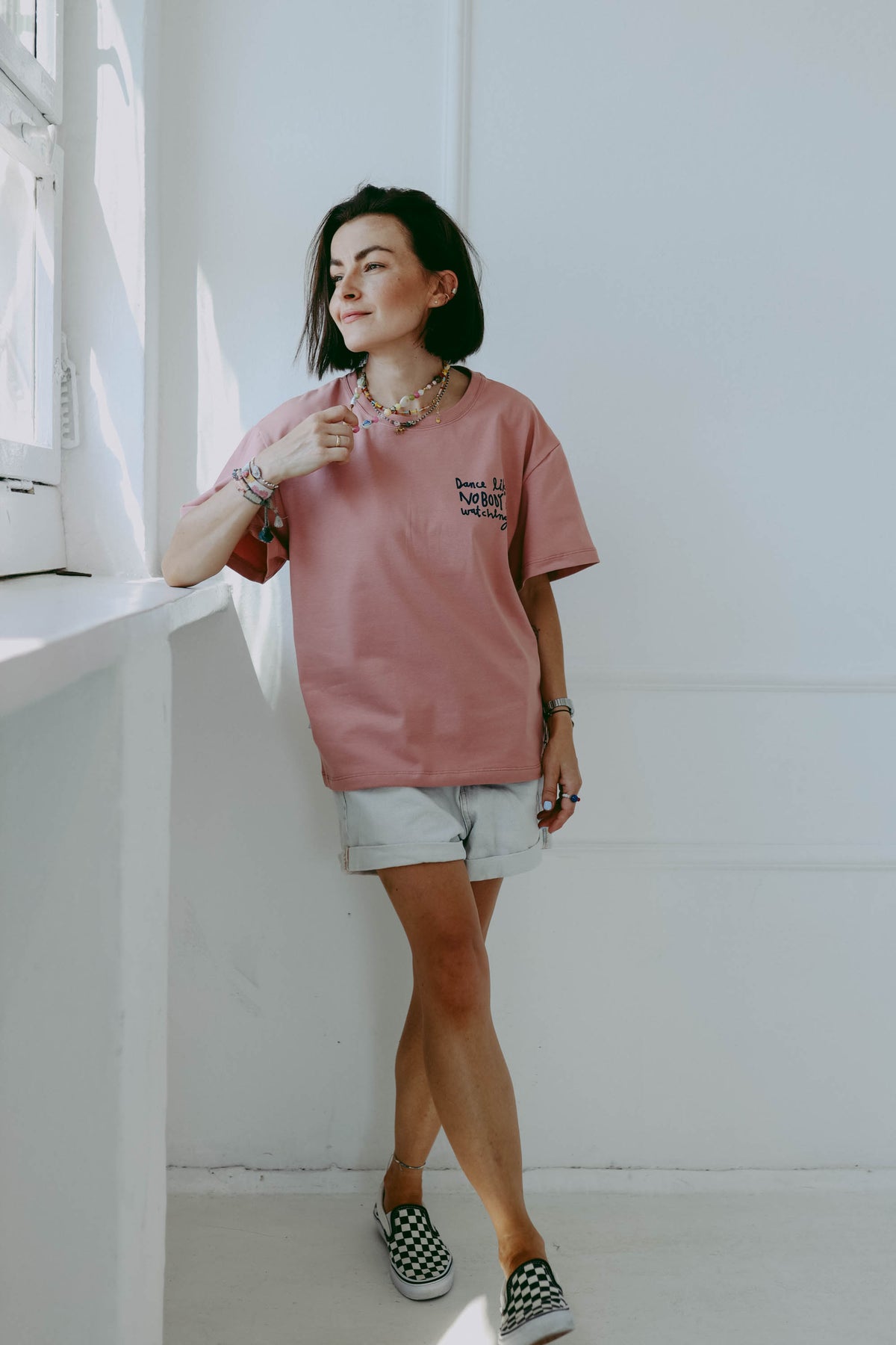 DANCE - BOXY T-SHIRT - Halfbird x DGU - ART Kollektion