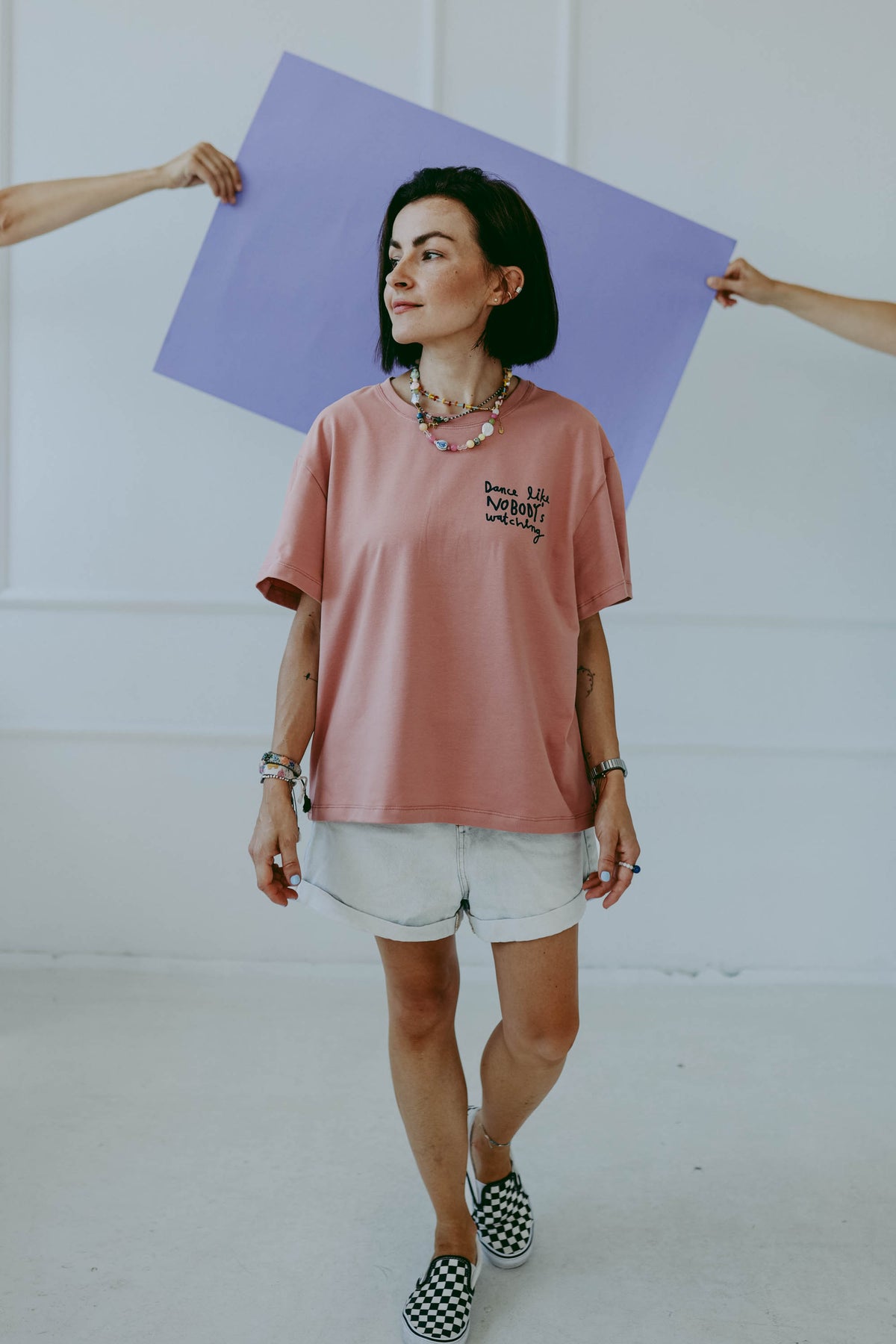 DANCE - BOXY T-SHIRT - Halfbird x DGU - ART Kollektion