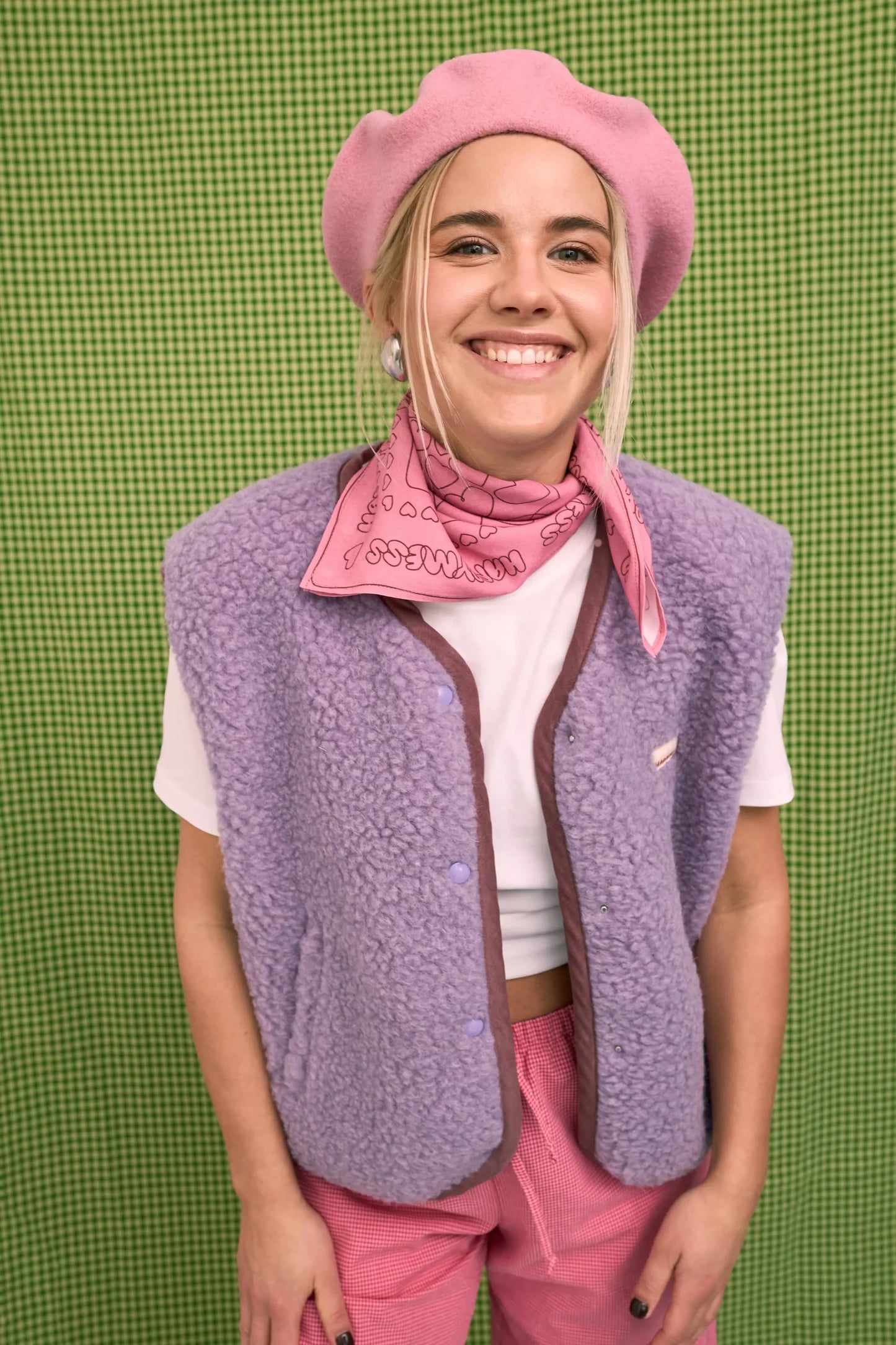 WESTE 100% WOLLE (MERINO) - LILA
