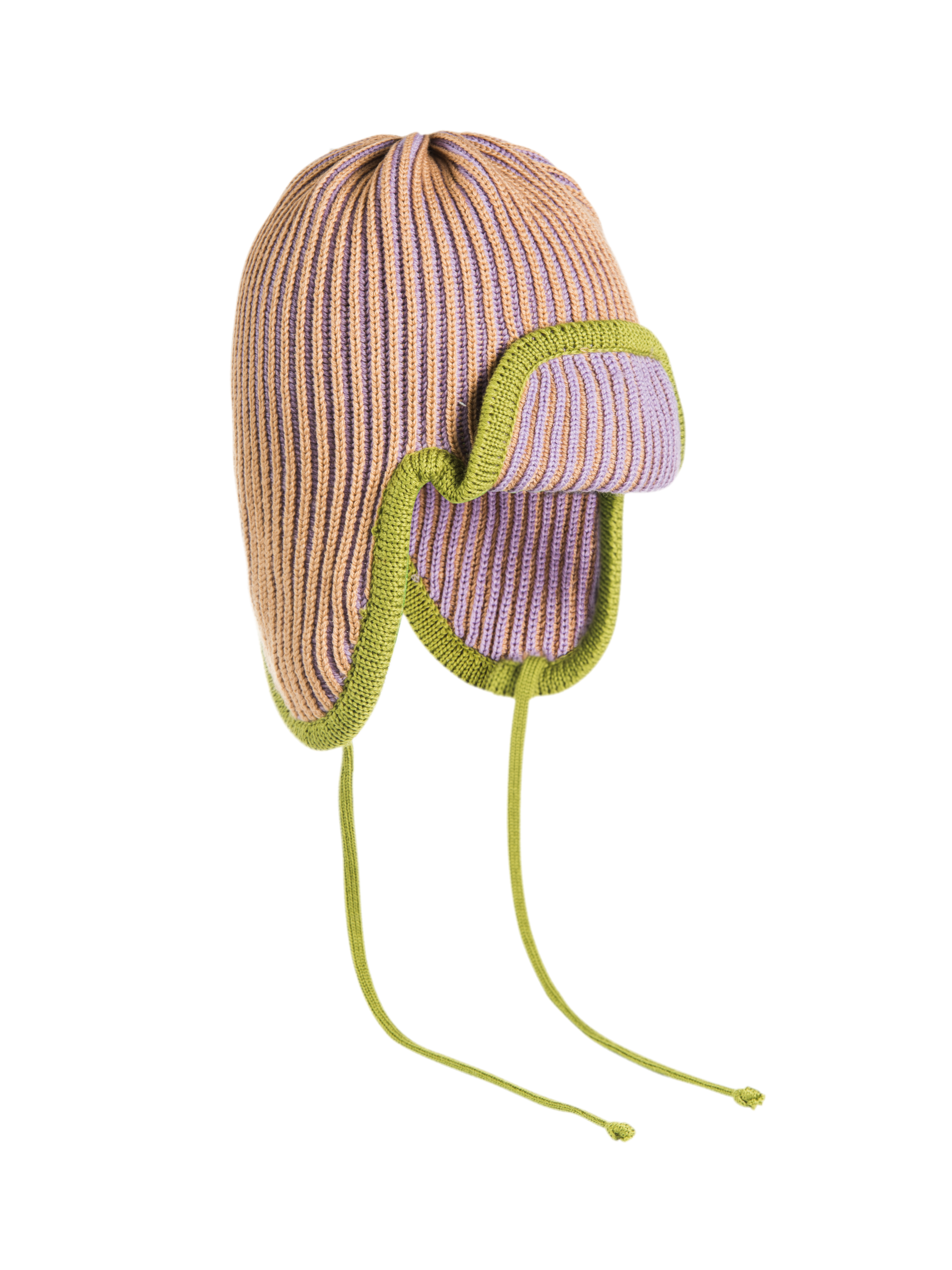 PILOTMÜTZE - PURPLE PINE -100% WOLLE