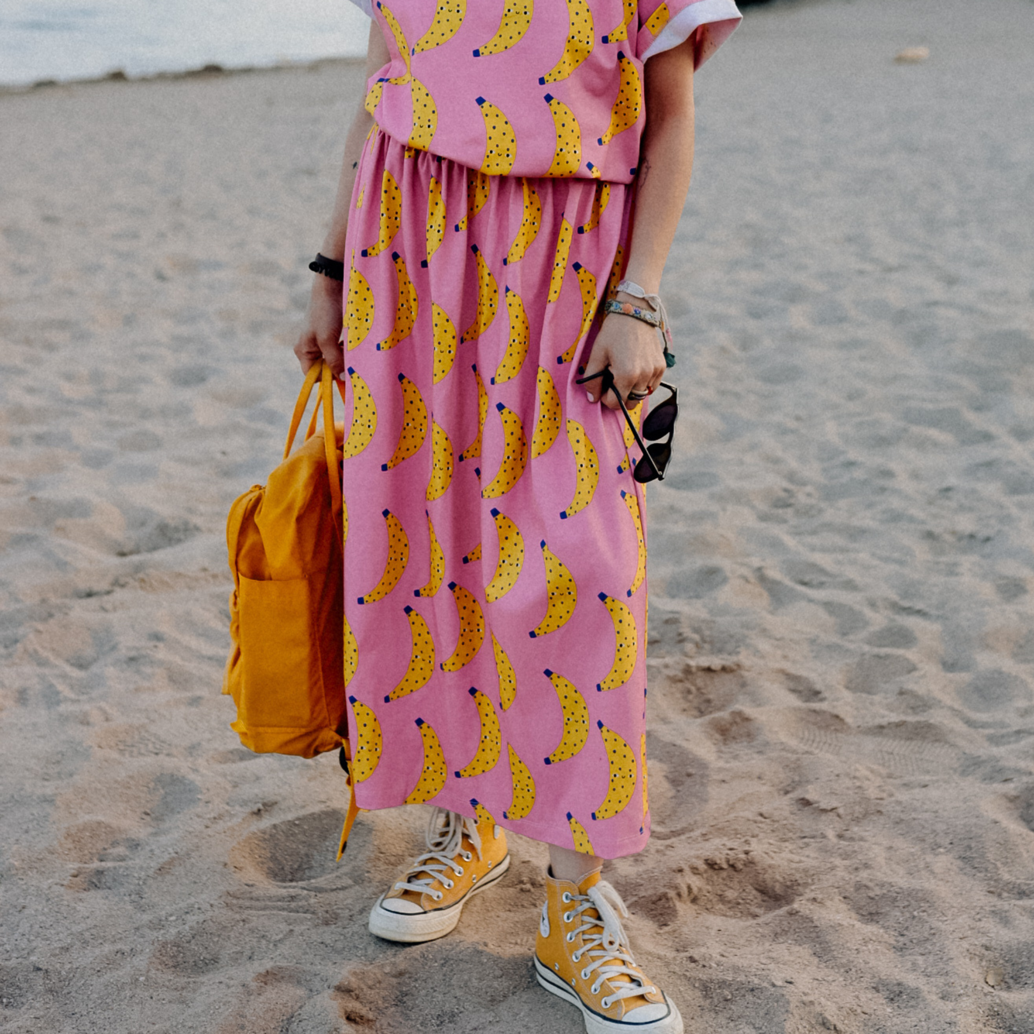 BANANEN AUF ROSA - ERWACHSENEN ROCK (LIEFERUNG CA. 14 TAGE)