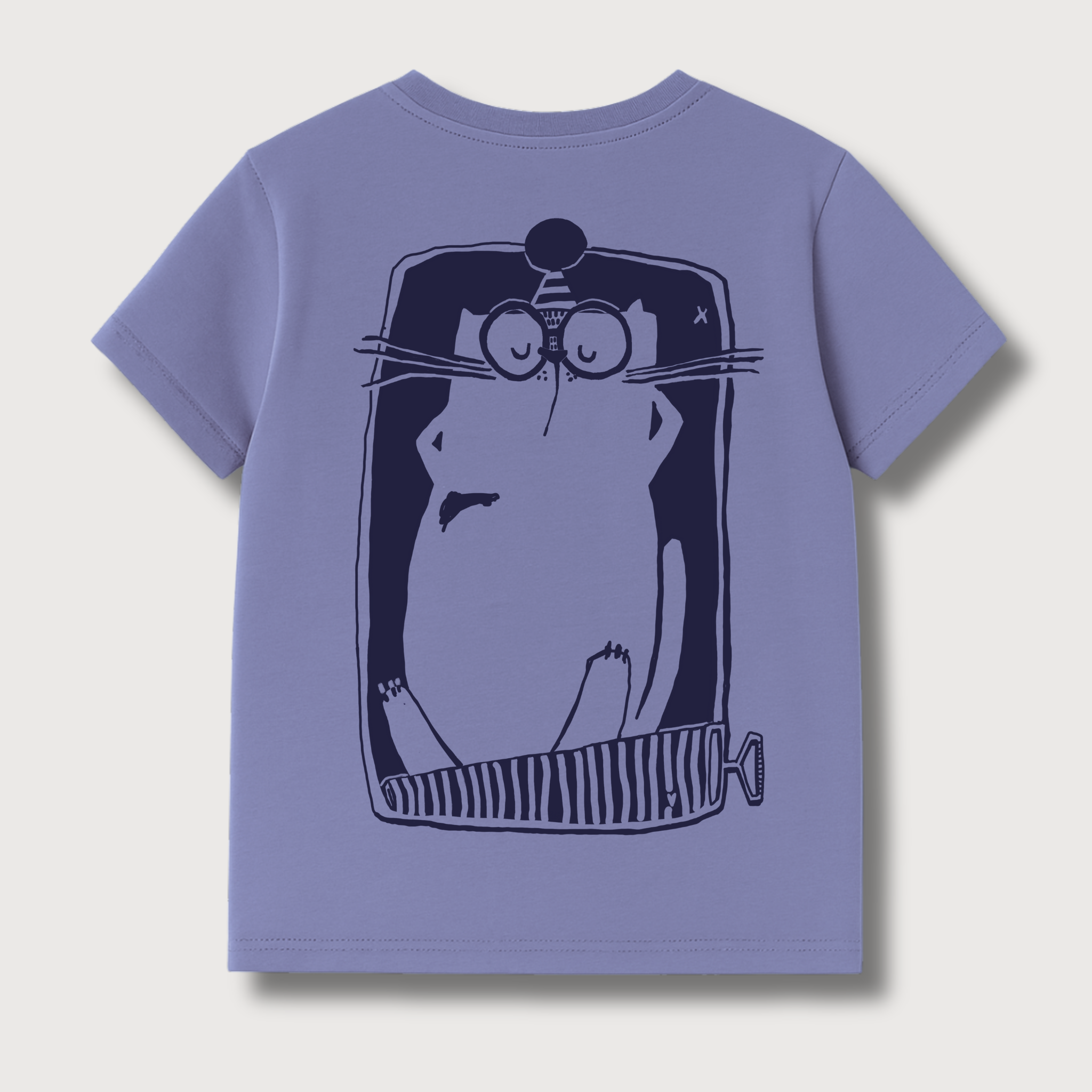 PRE ORDER - ICH MUSS GAR NIX - BOXY T-SHIRT LAVENDEL