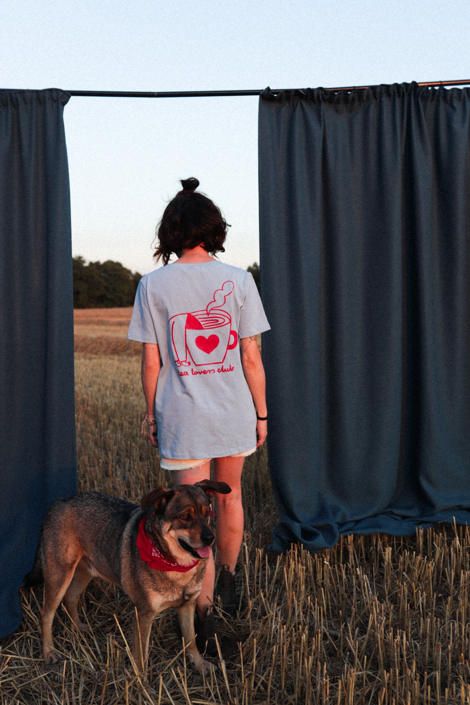 TEA LOVER AUF CREME - ERWACHSENEN T-SHIRT