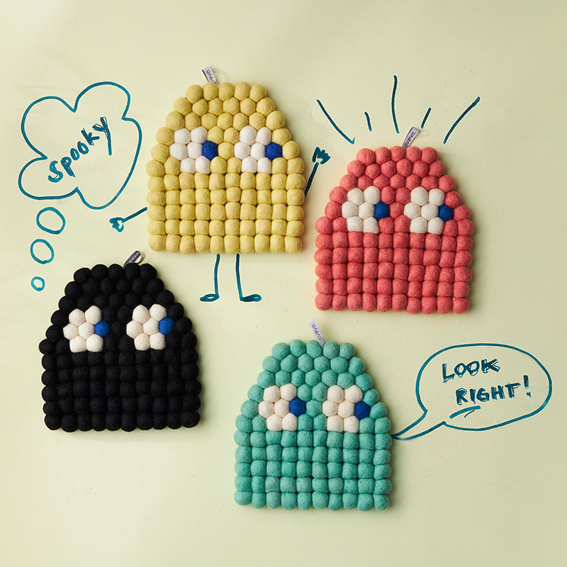 TOPFUNTERSETZER - SPOOKY - MAGENTA