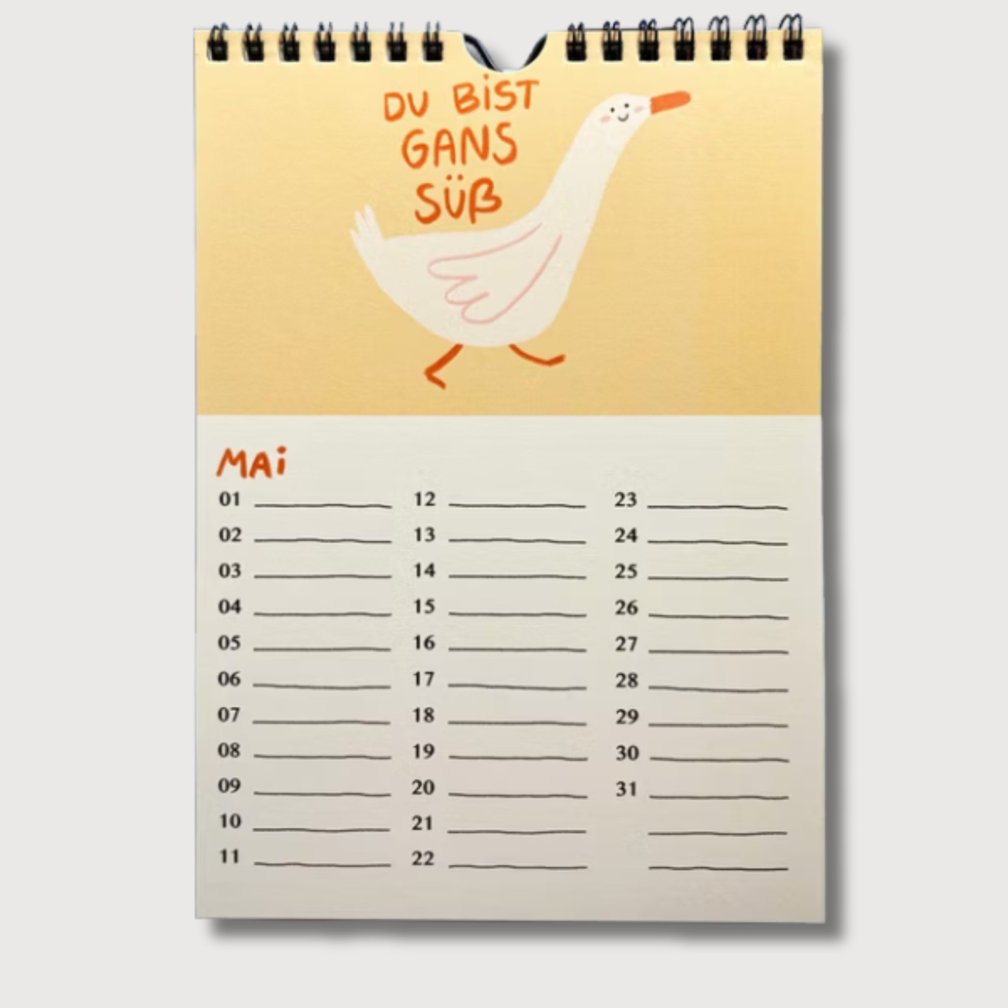 KALENDER - GANS LIEBER VOGELKALENDER
