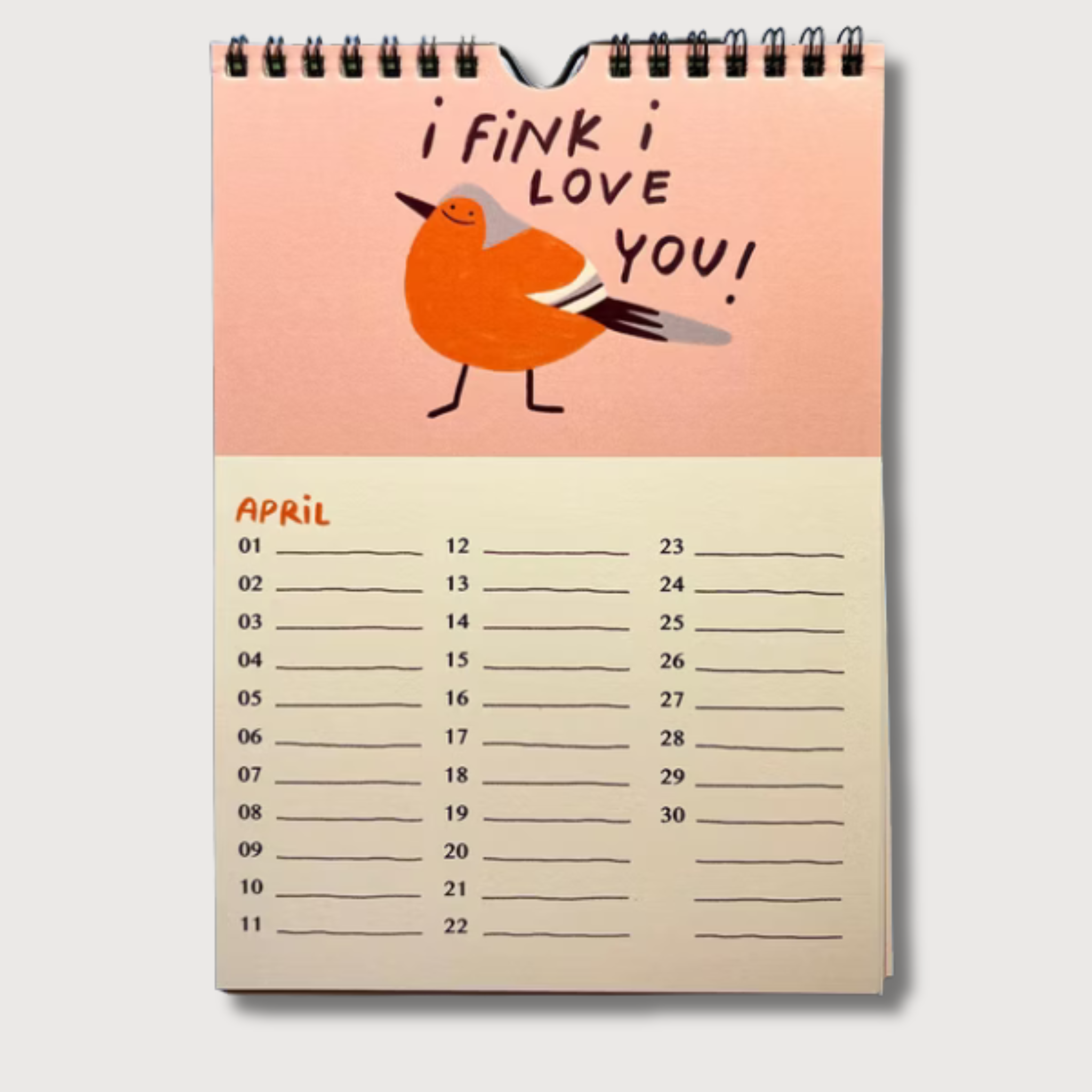 KALENDER - GANS LIEBER VOGELKALENDER