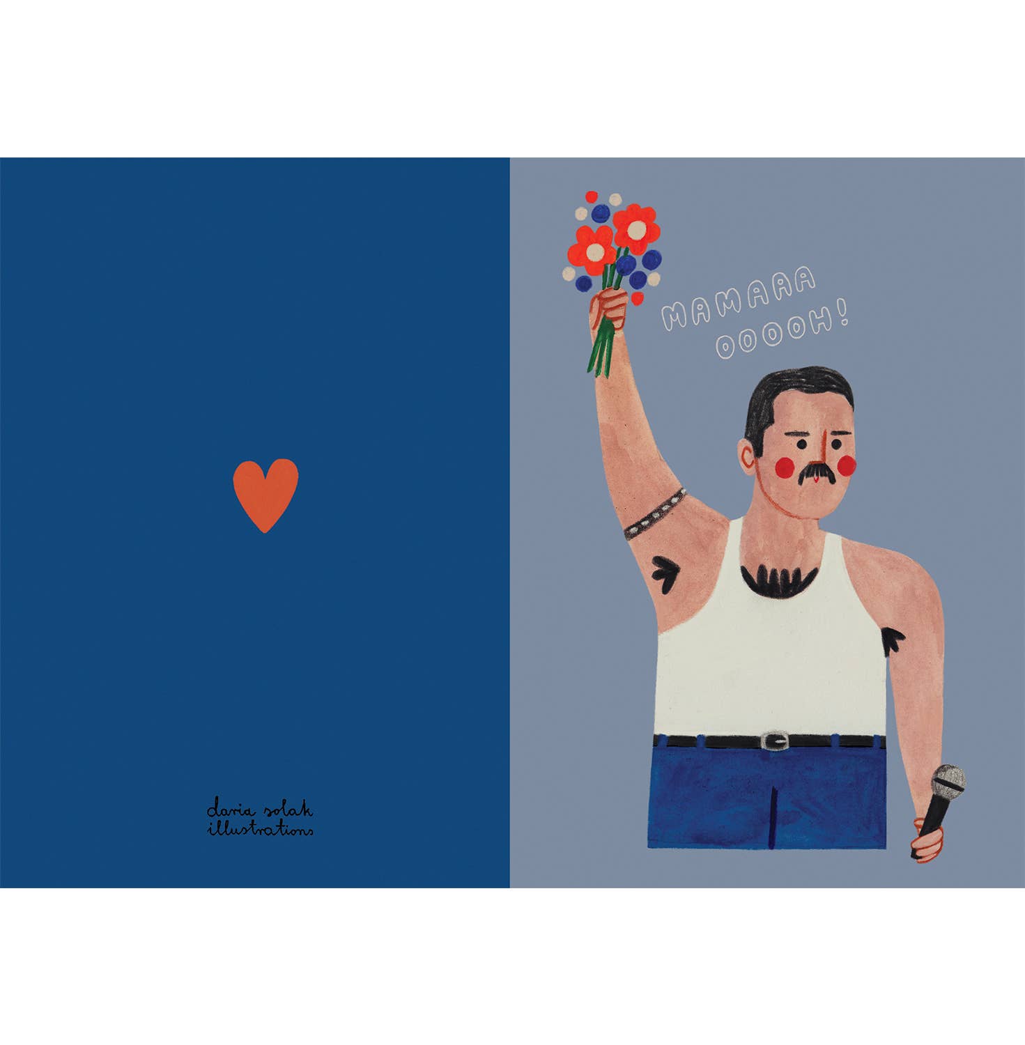 FREDDIE KARTE + UMSCHLAG