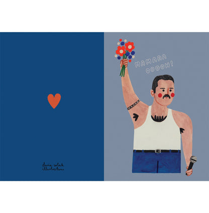 FREDDIE KARTE + UMSCHLAG