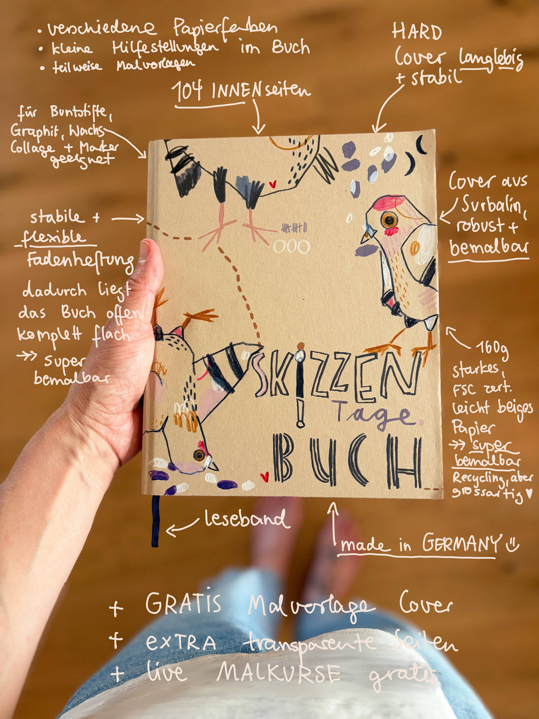 Skizzenbuch - Halfbird
