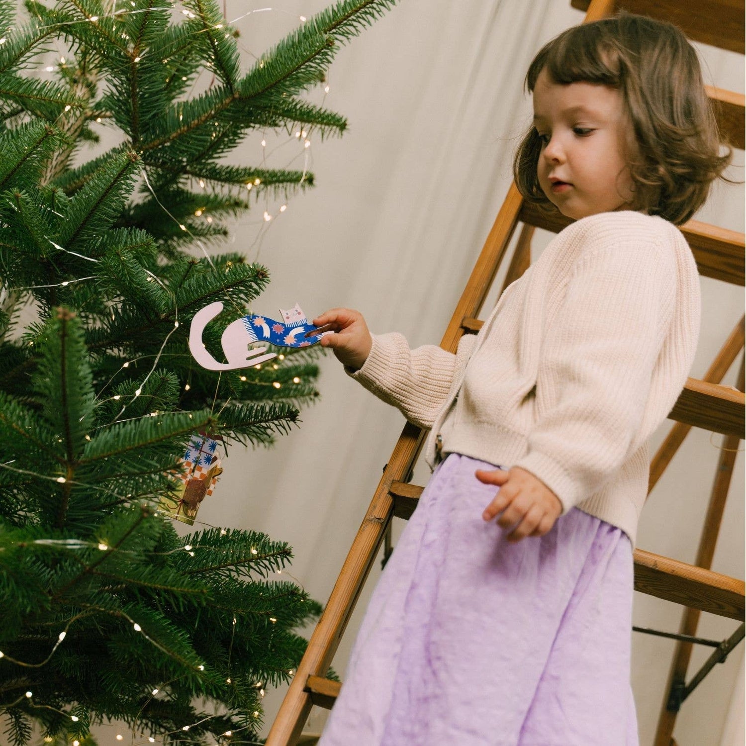 WEICHNACHTSSCHMUCK - CHARMANTE KATZE