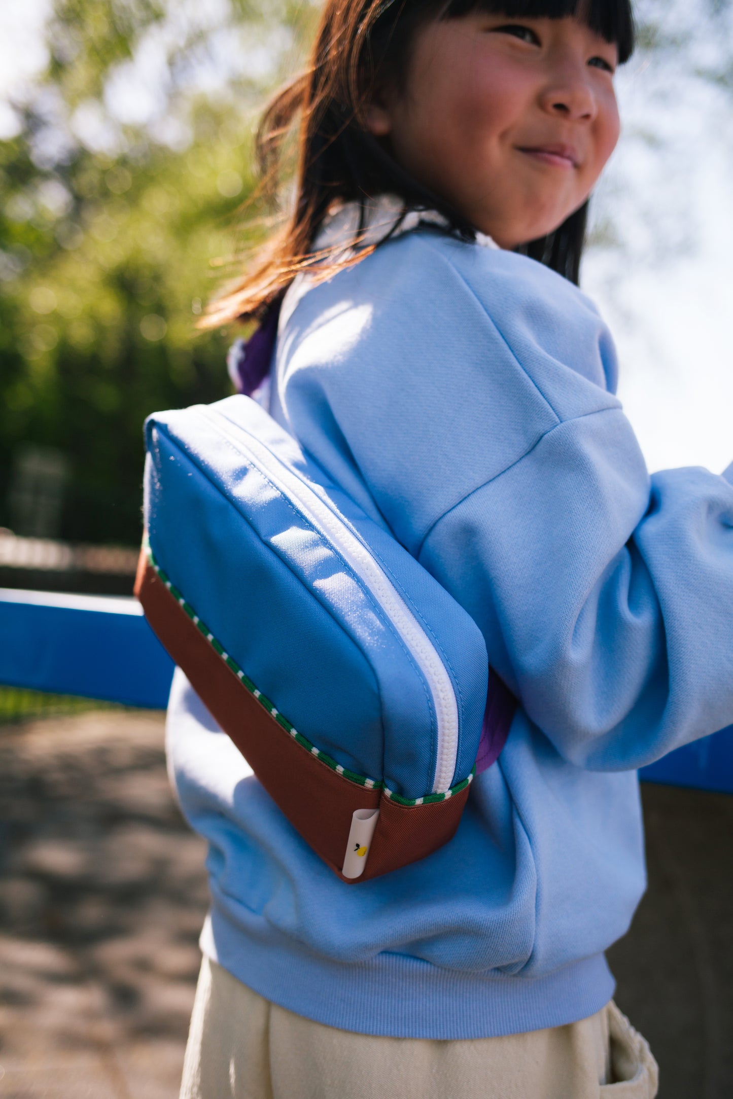 BAUCHTASCHE - BETTER TOGETHER - BADMINTON BLUE + LEATHER BALL