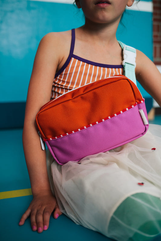 BAUCHTASCHE - BETTER TOGETHER - GRAVEL ORANGE + ROSETTE PINK