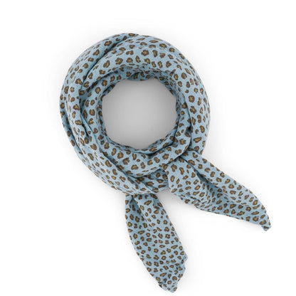 HALSTUCH - MINI LEO HIMMELBLAU - 110x110