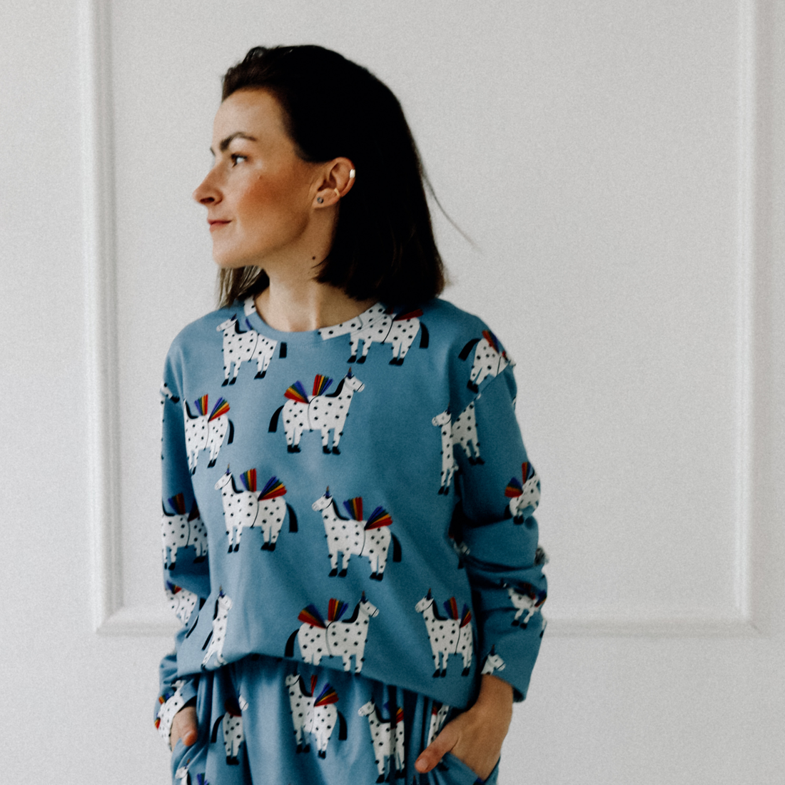 PRE ORDER - PFERDE AUF BLAU - LONGSLEEVE