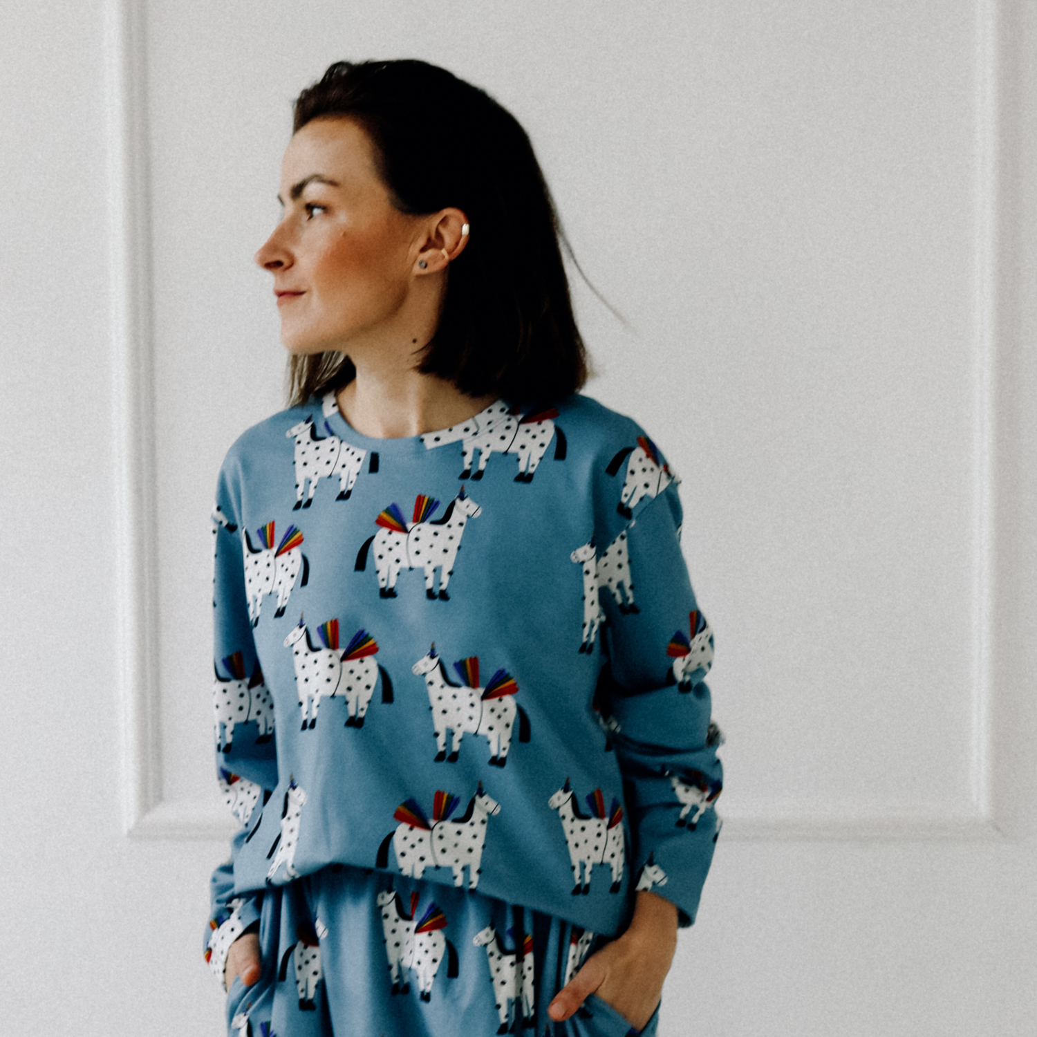 PRE ORDER - PFERDE AUF BLAU - LONGSLEEVE