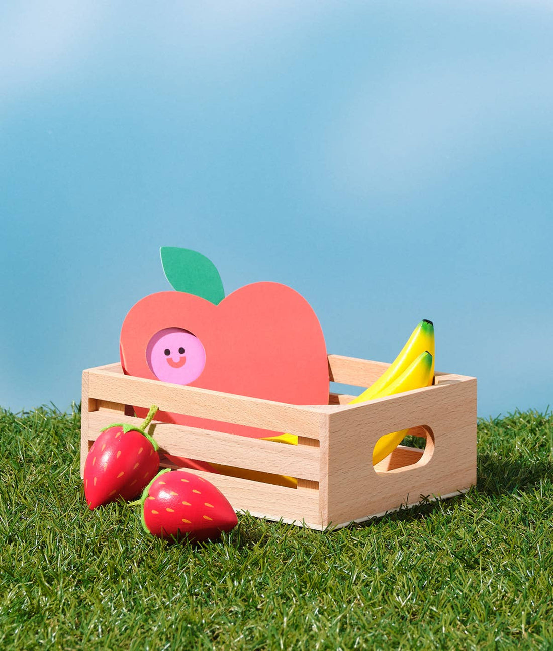 Ausklappbare Geburtstagskarte für Kinder „Apple“