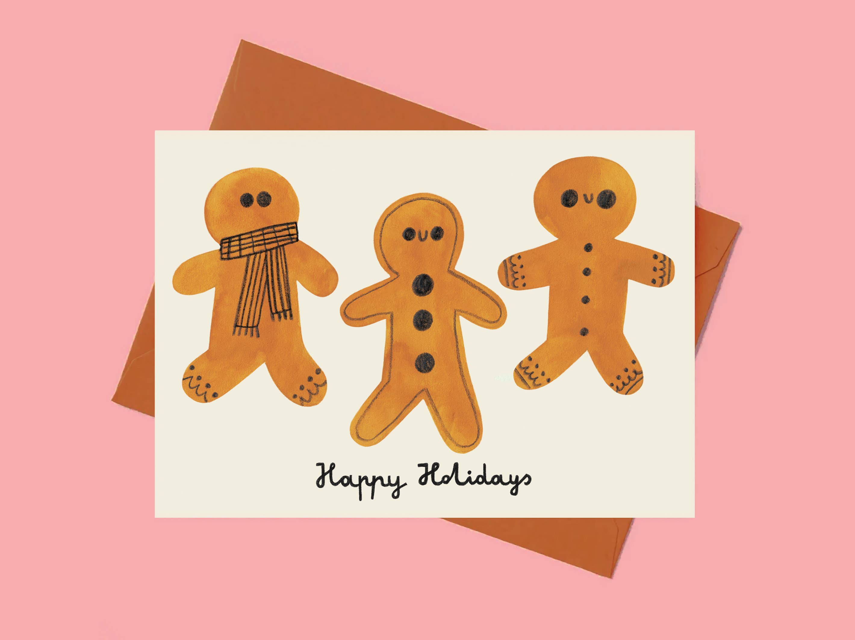 LEBKUCHEN - KARTE + UMSCHLAG