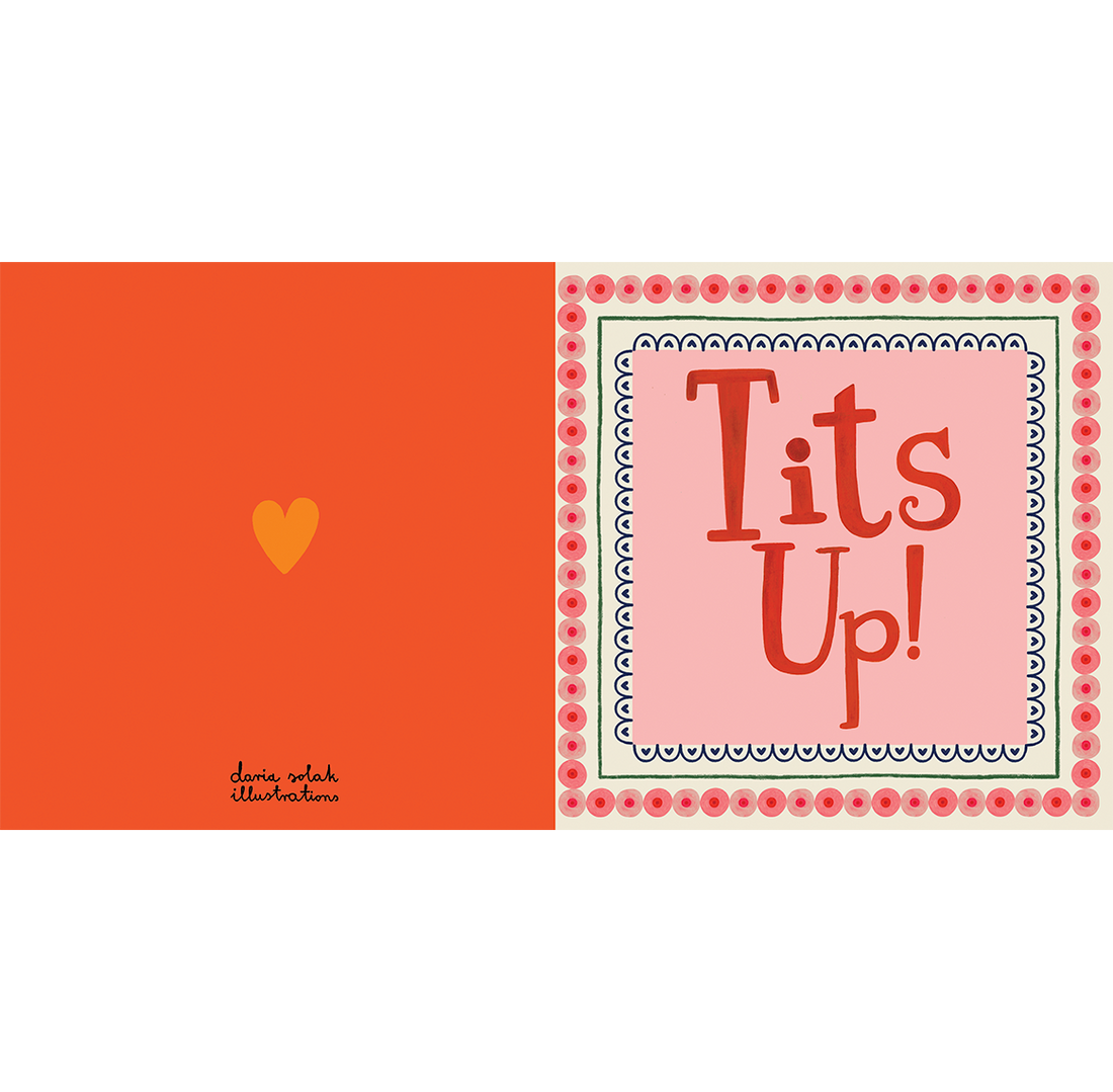 TITS UP - Karte + Umschlag