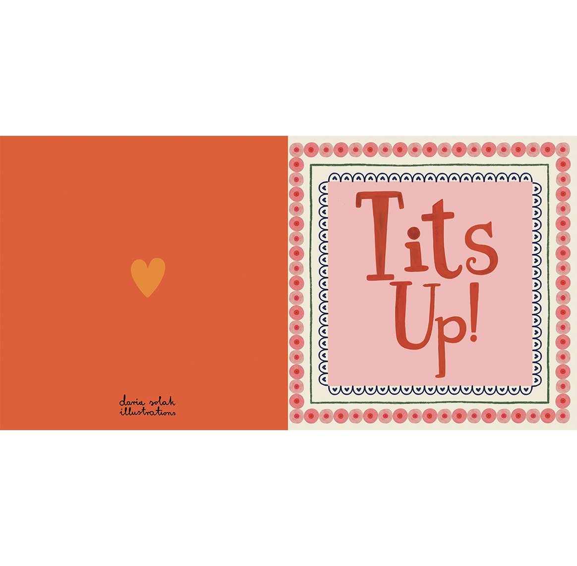 TITS UP - Karte + Umschlag