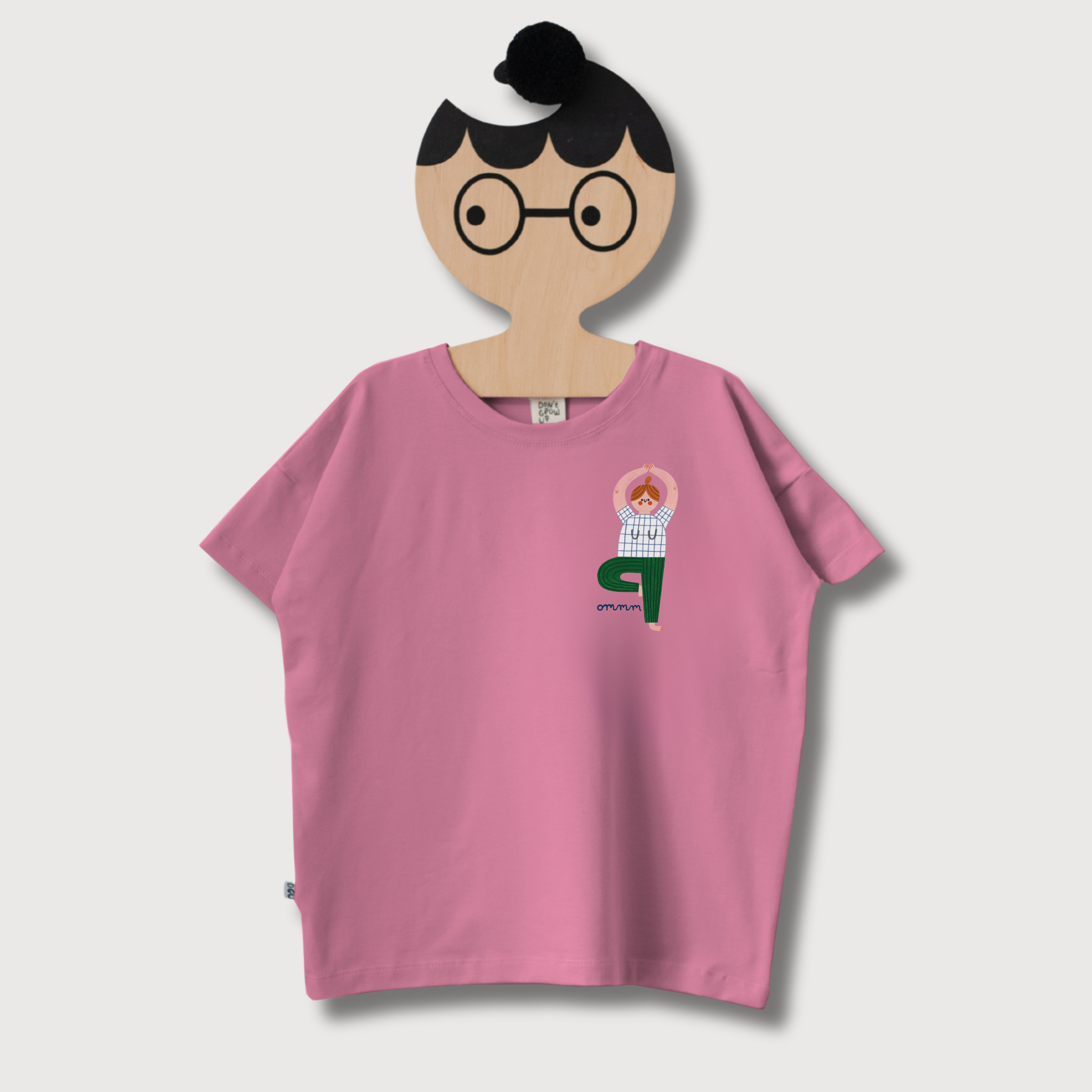 YOGA AUF ALTROSA -  ERWACHSENEN T-SHIRT (ANFERTIGUNG CA. 14 TAGE)