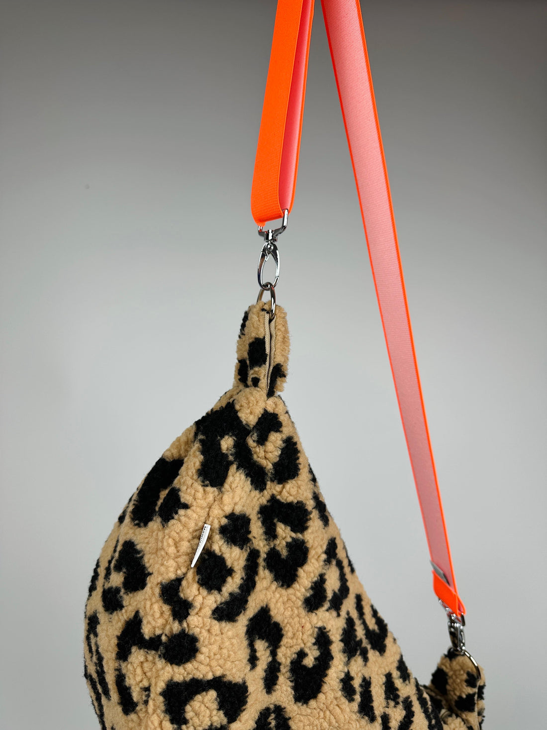 CROSSBODY BAG - LEO TOFFI + NEON ORANGE