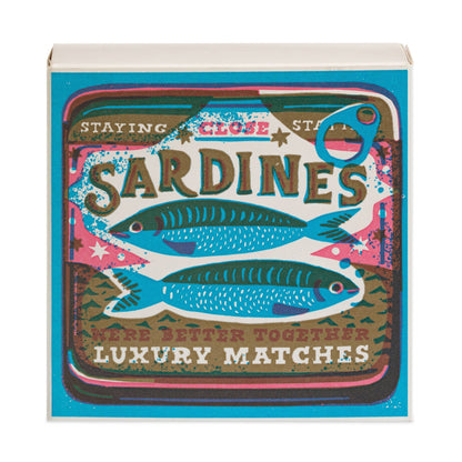 Better Together Sardinen | Quadratische Sicherheitsstreichhölzer