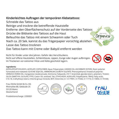 KINDERTATTOOS WILDES MEER
