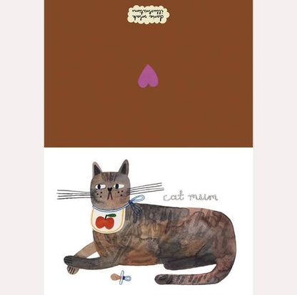 CAT MUM - KARTE + UMSCHLAG