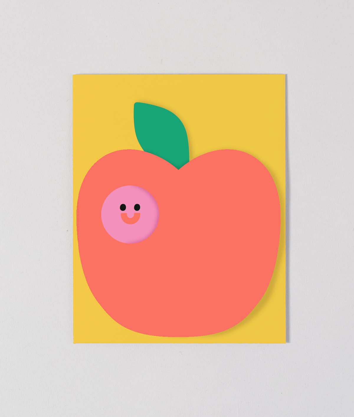 Ausklappbare Geburtstagskarte für Kinder „Apple“