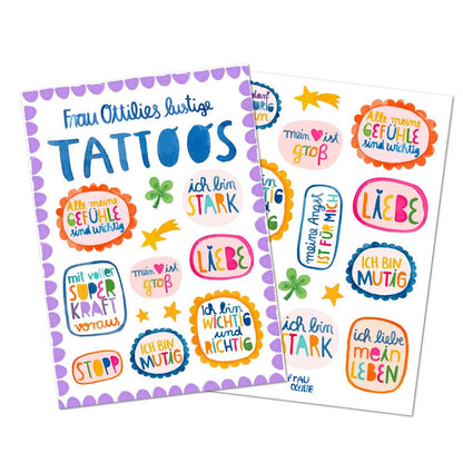 KINDERTATTOOS AFFIRMATIONEN