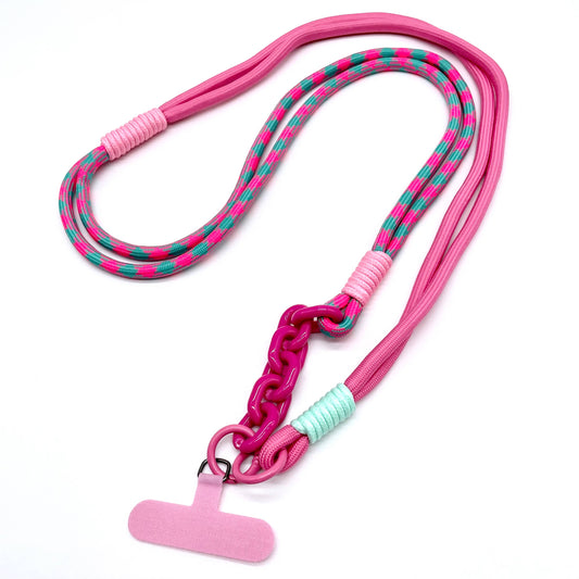 HANDYKETTE - PINK + GRÜN