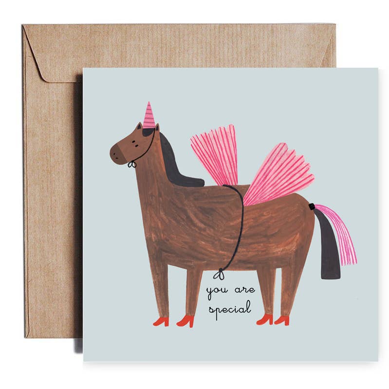 UNICORN - Karte + Umschlag