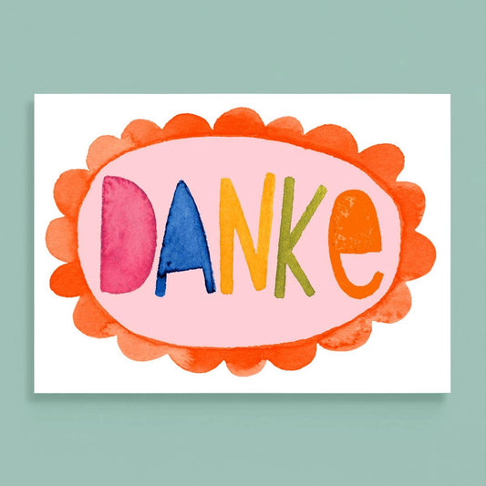 POSTKARTE - DANKE