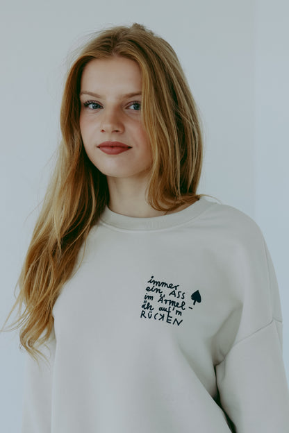 JOKER - OVERSIZED SWEATSHIRT - Halfbird x DGU ART Kollektion