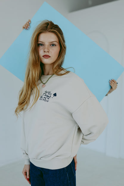 JOKER - OVERSIZED SWEATSHIRT - Halfbird x DGU ART Kollektion